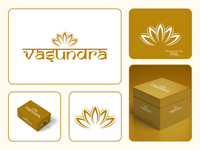 Vasundra Logo Design - Premium Home Décor Brand