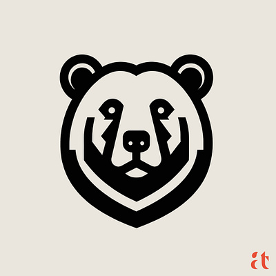 Artistic Logo Inspirations by ART #15: Bear's Head aravind art bears head branding clean design digital flat geometric graphic design icon logo modern nature reddy tarugu ui ux vector website