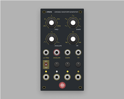 Strata- Variable Waveform Generator art graphic design hardware