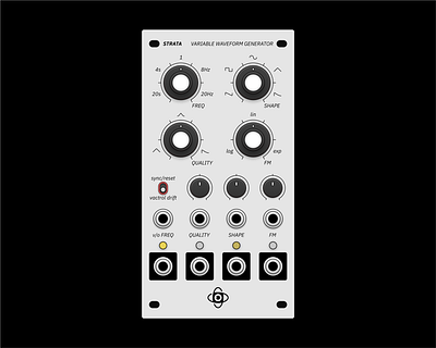 Strata- Variable Waveform Generator art graphic design hardware