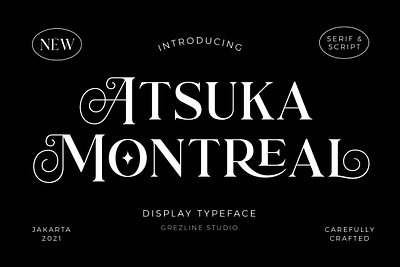 Atsuka Montreal Font freebie freebies graphic design illustration logo typography ui