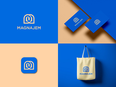 Magnajem logo / M logo brand identity branding business logo company logo icon letter m logo logo design logo designer logo mark logos m m letter logo