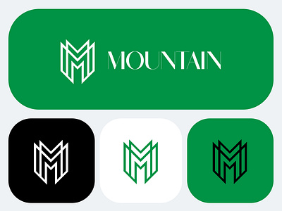 Mountain ''M'' Logo design branding business clinic coach company design entrepreneur factory graphic design hospital illustration logo logo design mountain production startups transport typography vector