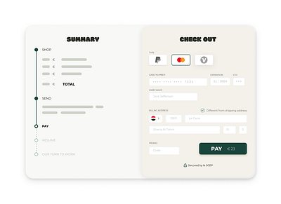 DUI_002 - Checkout 002 challenge checkout design dui graphic design modal paiement ui ux webdesign website