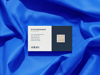 Valura Business Card Design brand design brand identity brand strategy branding business card business card design card design design graphic design logo