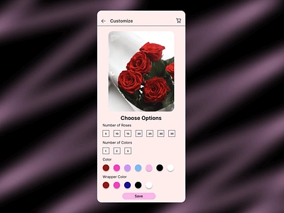 Daily UI #033 | Customize Product customizeproduct dailyui dailyui033 design flowers freelance graphic design ui ux