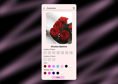 Daily UI #033 | Customize Product customizeproduct dailyui dailyui033 design flowers freelance graphic design ui ux