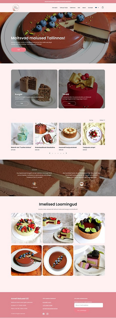 Website design for a bakery business, website development business website ecommerce hostinger web development webdesign website development websites