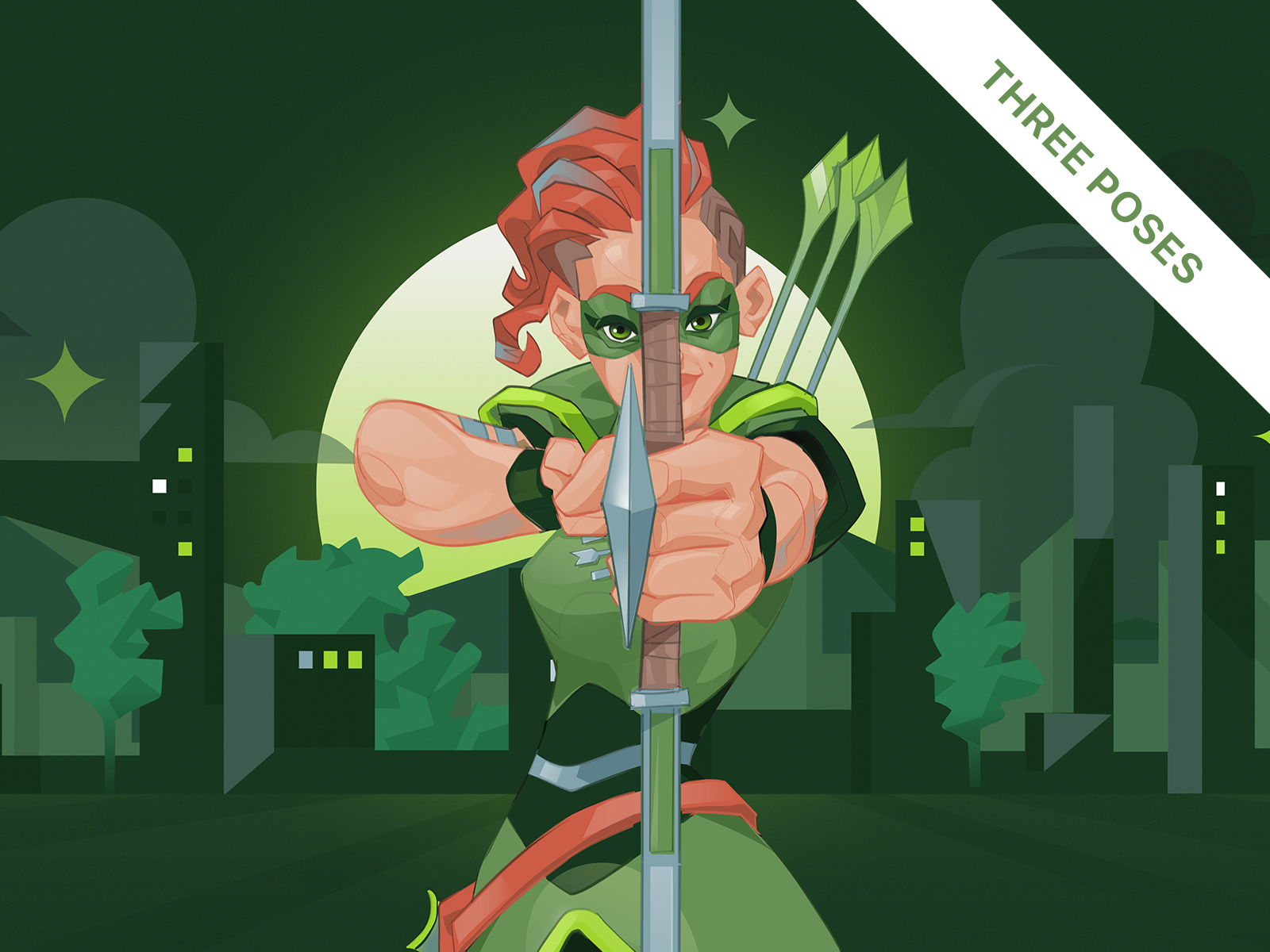 Robin / Character Design 🦸‍♀️ brand hero brand mascot brand story character design green energy hero heroine illustration mascotte robin hood sustainable