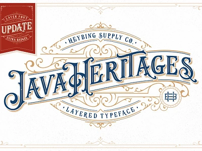 Java Heritages + Extras (UPDATE) alternates beer custom decorative elegant hipster java heritages extras (update) logo modern period style poster romance sign signage western whiskey