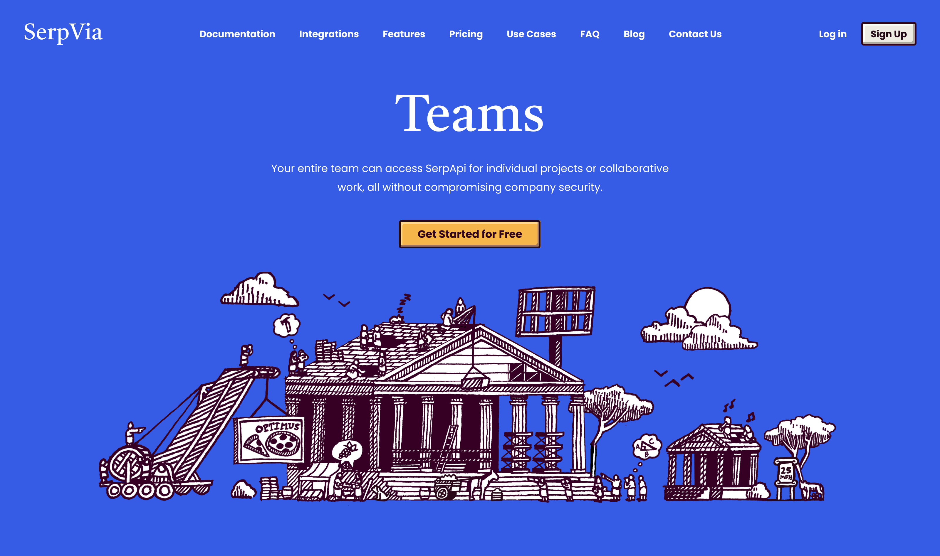 SerpVia: Brand Installation ancient brand brand design drawing drawn hand drawn illustration new brand rome search engine sketch