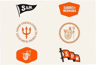 New and improved S&M branding illustration sailor