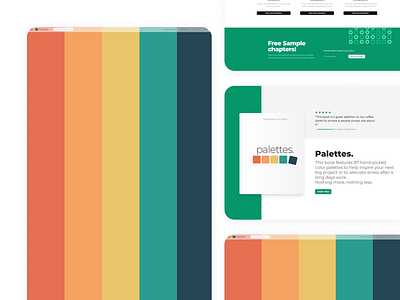 Engaging E-Commerce Landing Page for Color Palettes Book api color palette ebook ecommerce landing page nextjs react tailwind css ui web development