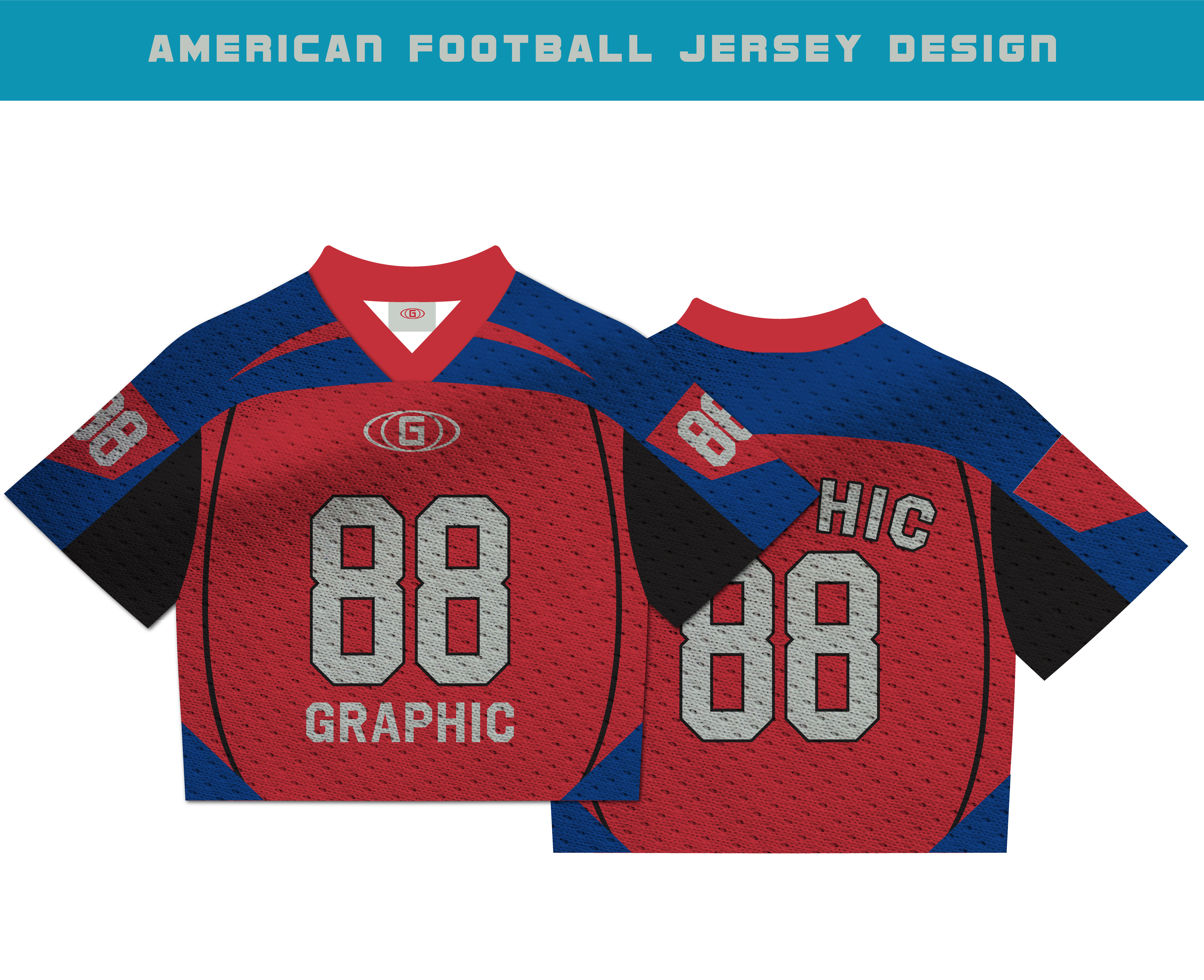 Example of American Nfl Jersey Sports Jersey Design