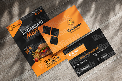 Restaurant Branding branding business card graphic design logo ui