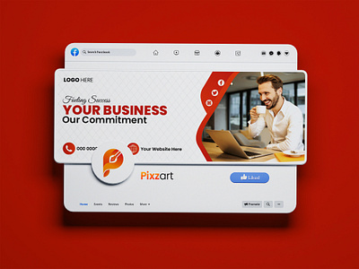 Modern Business Facebook Cover Design agency banner banner marketing banner website business company cover company template corporate cover creative creative layout design digital marketing facebook graphic design media post modern post presentation social media template