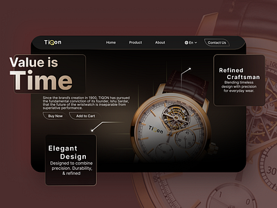 UI Website design For Luxury watch design new ui watch watch ui