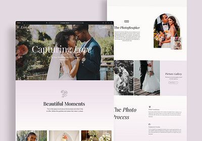 Wedding Photographer Website Template branding flowers website photographer website pink website service design website template website wix weddign website wix wedding wedding photographer wedding theme weddings wix wix studio template