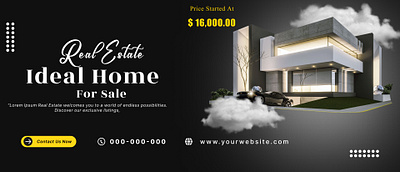 Real Estate Banner banner for house sell banner for sale real estate banner