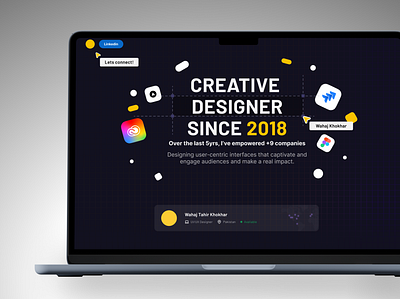 Portfolio 3.0 branding figma landing page logo portfolio ui ux web design