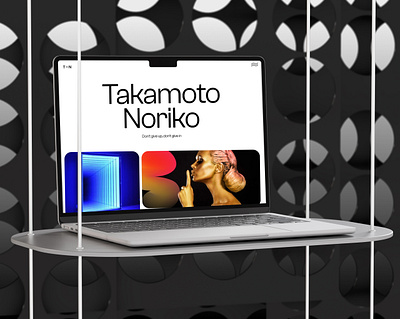 Takamoto Noriko branding design figma illustration landing page logo portfolio ui ux web design