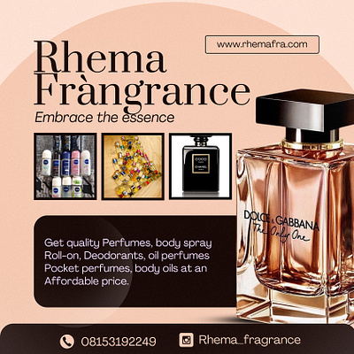 Flyer designs for a fragrance brand flyer designs graphic design social media designs