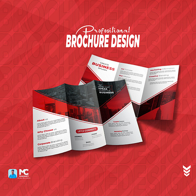 Trifold Brochure Design 🥳 3d animation branding brochure company profie graphic design logo marketing motion graphics ui