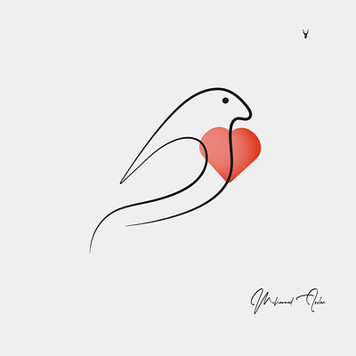 Dove Heart animation branding graphic design