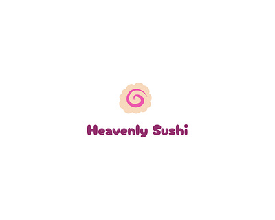 Heavenly Sushi Logo awesome branding design graphic design logo minimalist vector