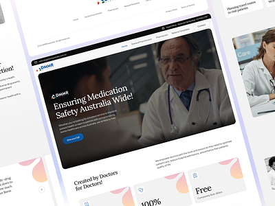 DMMR Australia - Ensuring Medication Safety Australia Wide adobe australia care clean design doctor drug figma graphic design hospital medications medicine patient pharma practicioner referral responsive safety ui ux