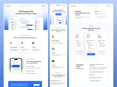 Conversational AI - SaaS Website Design ai landing page ai saas website ai tool website automation chatbot landing page conversational ai website landing page saas homepage saas landing page saas product saas website ui ux web3 website design