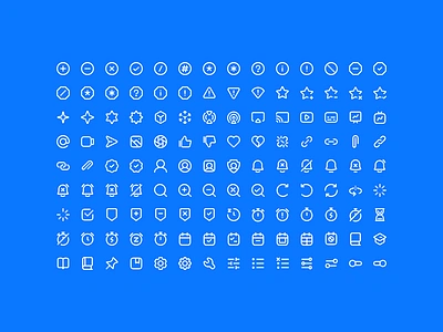 Outline Icons - Lookscout Design System design icon icon set layout lookscout outline ui user interface ux vector