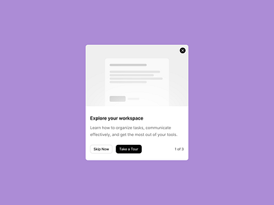 User onboarding component dashboard figma follow illustration modal onboarding product design saas skip now steps tour guide ui user onboarding ux