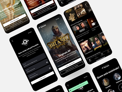 Brasil Paralelo App Redesign case design mobile prototyping research streaming app ui usertesting ux