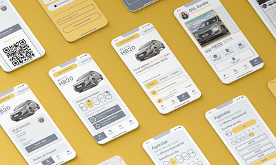 SimplifiCAR Vehicle Management Mobile App Design app mobile product design prototyping ui ux