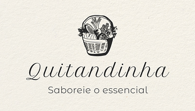 Quitandinha greegroncer - Logo + branding branding greengrocer groceries identidade visual logo