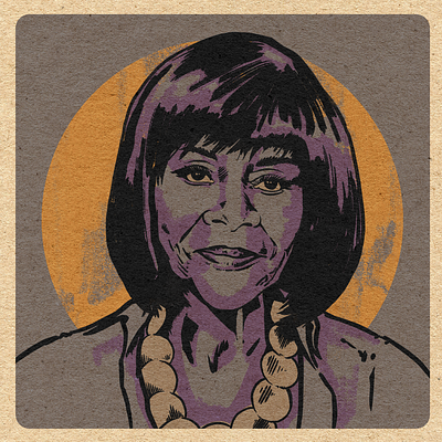 BHM: Cicely Tyson graphic design illustration