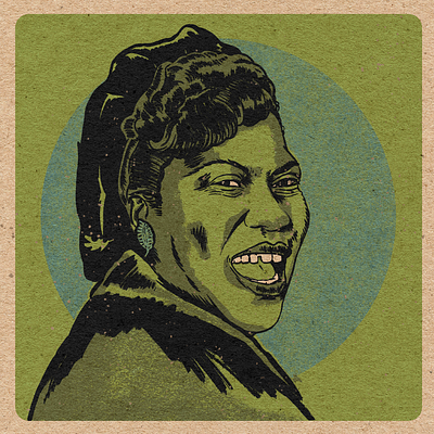 BHM: Sister Rosetta Tharpe graphic design illustration