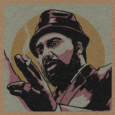 BHM: Thelonious Monk graphic design illustration