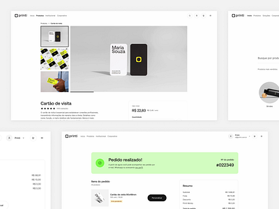 Printi: New Website clean clean ui design dribbblers graphic design minimal print printi redesign ui uidesign