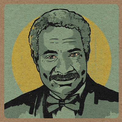 BHM: Ossie Davis graphic design illustration