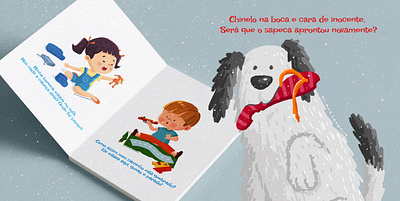 Cheeky dog animais animls art arte book childrenbook infantil kids livro livroinfantil photoshop