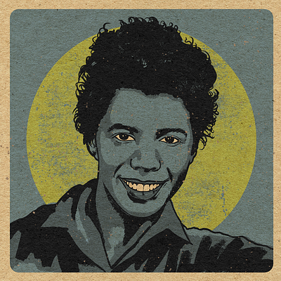 BHM: Loraine Hansberry graphic design illustration