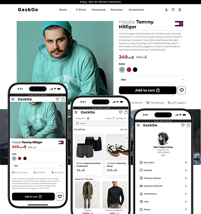 E-commerce design branding design e commerce figma ui ux