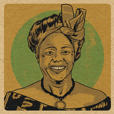 BHM: Wangari Maathai graphic design illustration