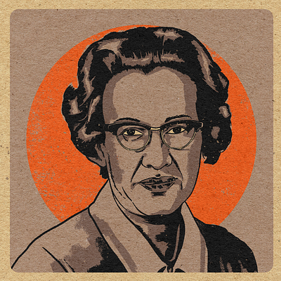 BHM: Katherine Johnson graphic design illustration