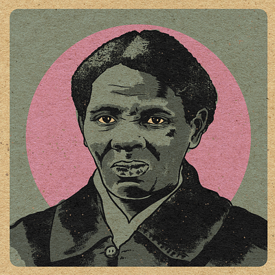 BHM: Harriet Tubman graphic design illustration