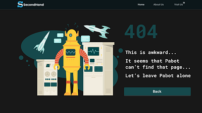 UI Design #2 (Error 404 Page)