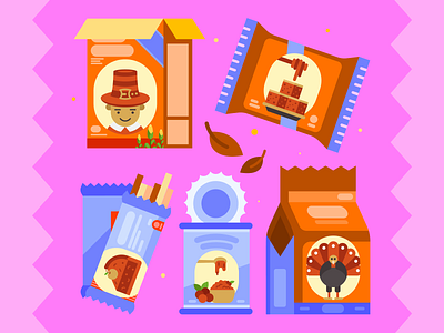 Thanksgiving - Icons 🥧 apple pie branding canned food celebration cereal character design cranberry sauce creative design design asset festive free asset graphic design icon iconscout illustration packaging design thanksgiving turkey vector