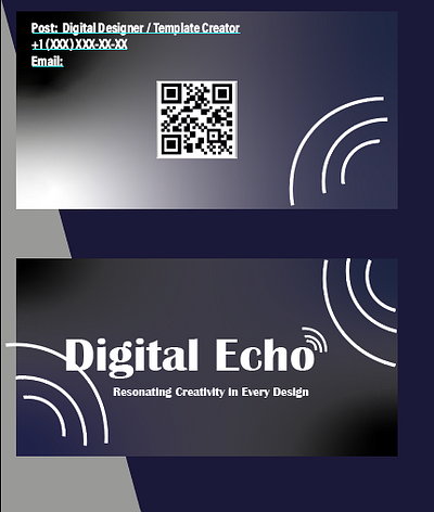 Digital Echo 3d animation graphic design logo motion graphics ui